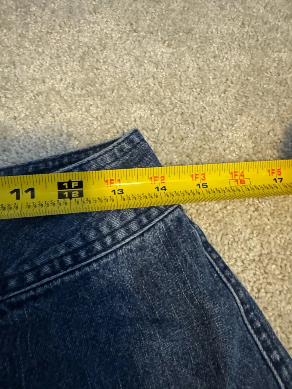 Vintage Riveted by Lee Denim Shorts